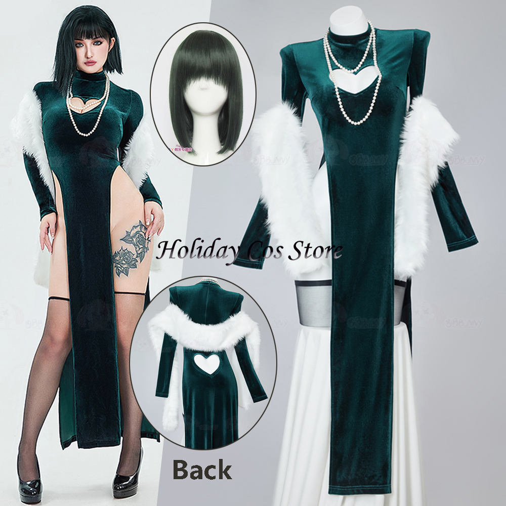 Anime Cosplay One Punch Man - ONE PUNCH-MAN Fubuki Cheongsam Kostium Cosplay