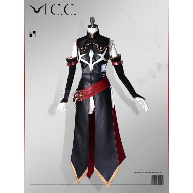 Anime Cosplay Clothes - Czarni Rycerze C.C. Kostium Cosplay Anime