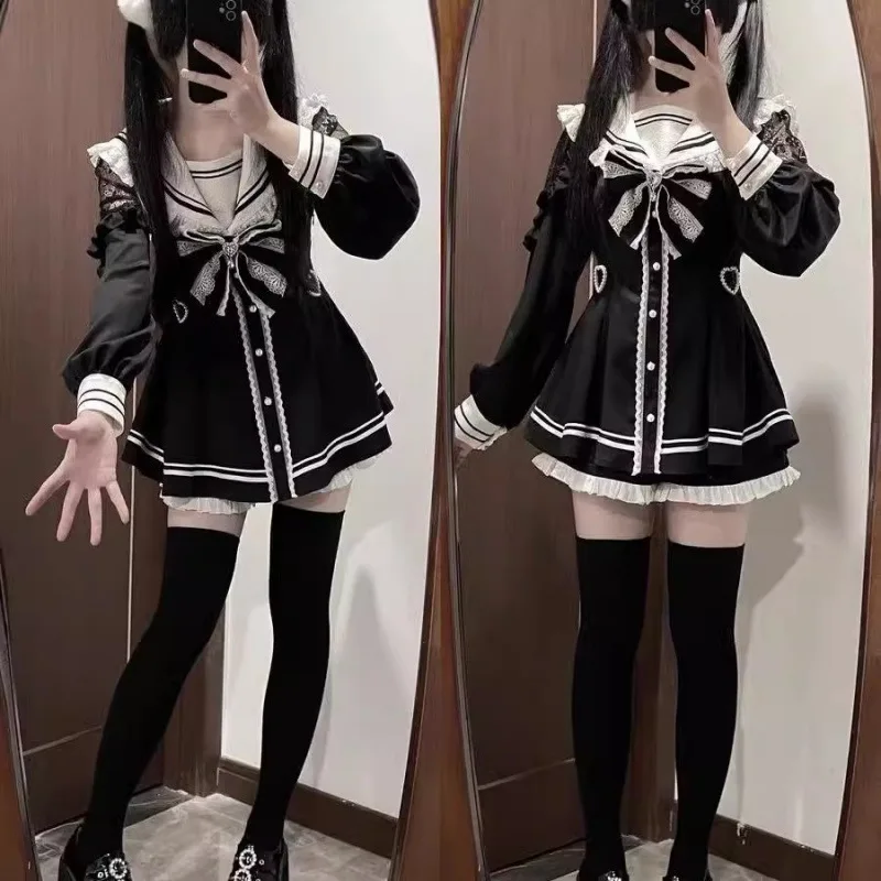 Anime Cosplay Japanese Girl - Dziewczęca sukienka cosplay Jirai Kei, damska