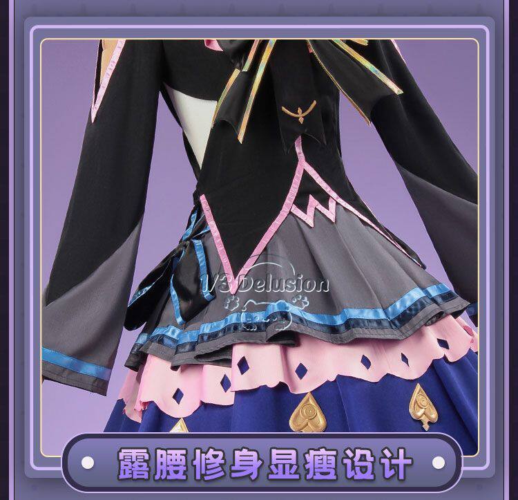 Anime Cosplay Clothes - Arcaea Tairitsu Initial Conflict Lolita Strój