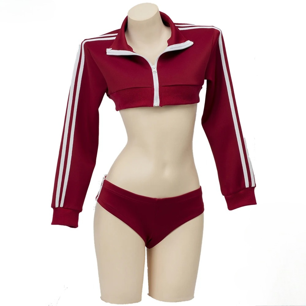 Anime Cosplay Japanese Girl - Japońskie anime, uczennica, szkoła, odzież sportowa,