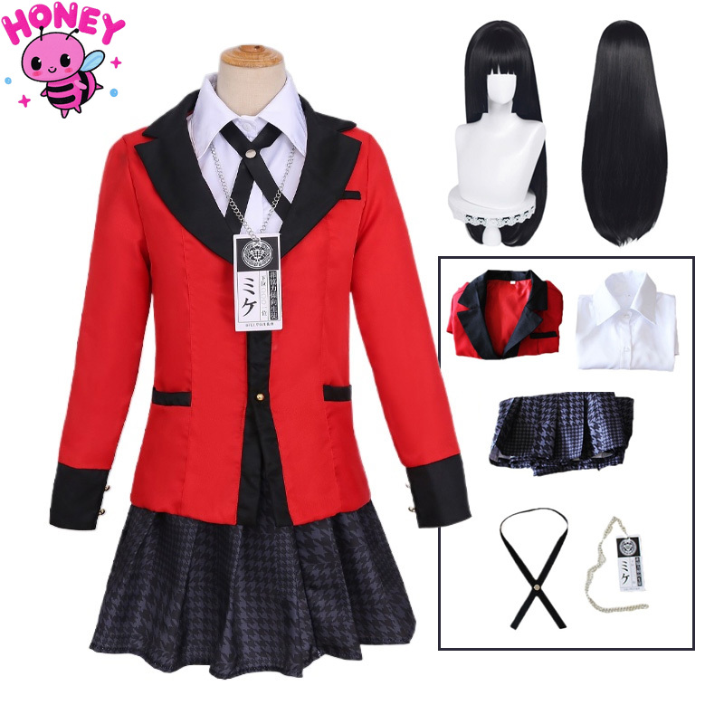 Anime Cosplay Yumeko - Kostium Cosplay Anime Jabami Yumeko Płaszcz