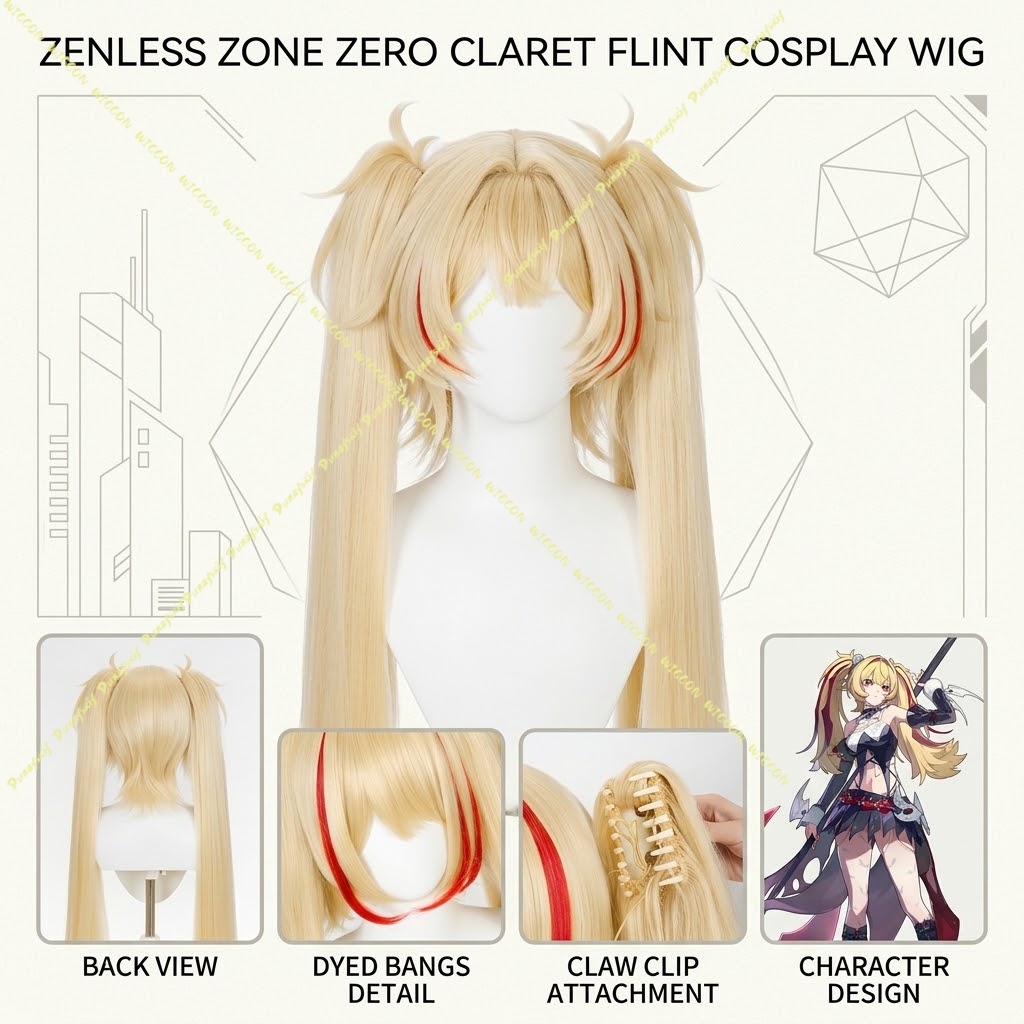 Peruka cosplayowa GCharacter C – Anime Cosplay Photo recenzja i cena