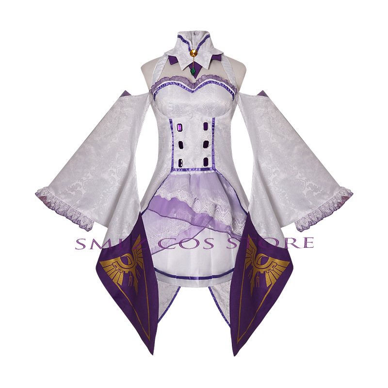 Emilia Cosplay Anime Re:Zero K – Anime Cosplay Clothes recenzja i cena