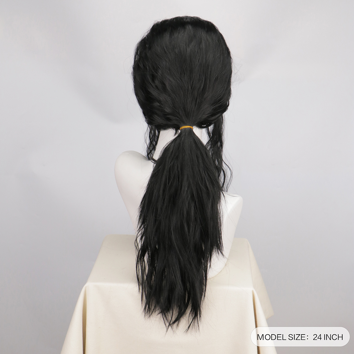Peruka do cosplayu Michaela Ja – Anime Cosplay Long Black Hair recenzja i cena