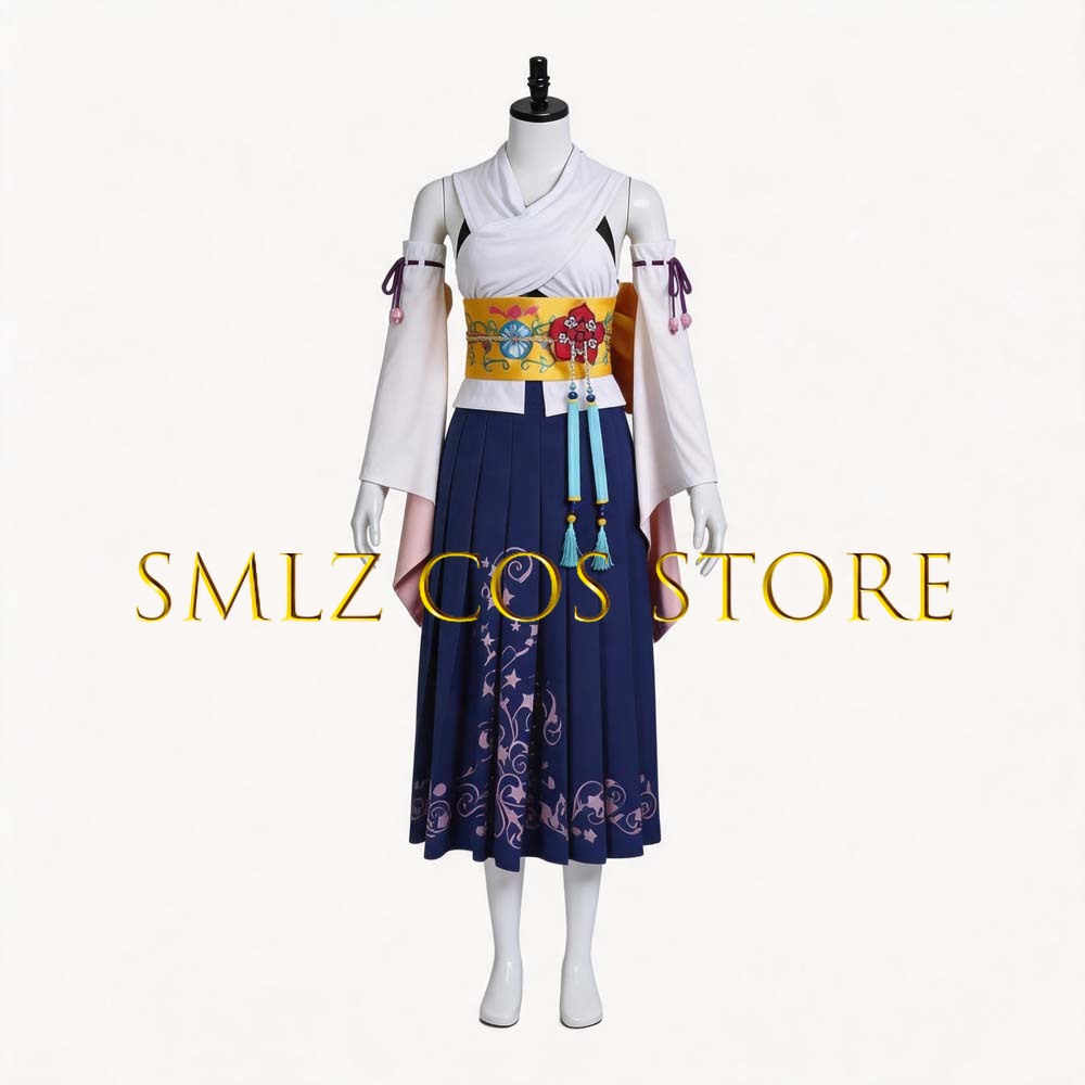 Smlz FFX Yuna Cosplay Anime FF – Anime Cosplay Clothes recenzja i cena