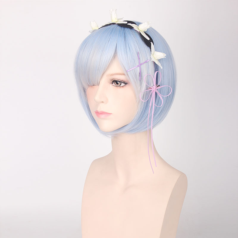 Peruka do cosplayu Ram Rem z a – Cosplay Duo Anime recenzja i cena