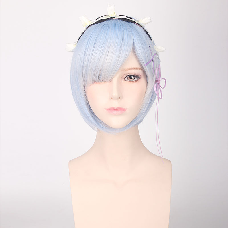 Peruka do cosplayu Ram Rem z a – Cosplay Duo Anime recenzja i cena
