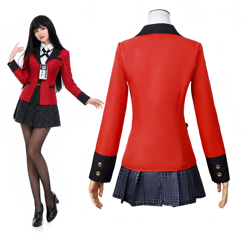 Kostium cosplay Yumeko Jabami, – Anime Cosplay Yumeko recenzja i cena