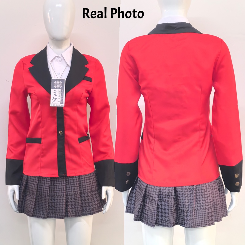 Kostium cosplay Yumeko Jabami, – Anime Cosplay Yumeko recenzja i cena