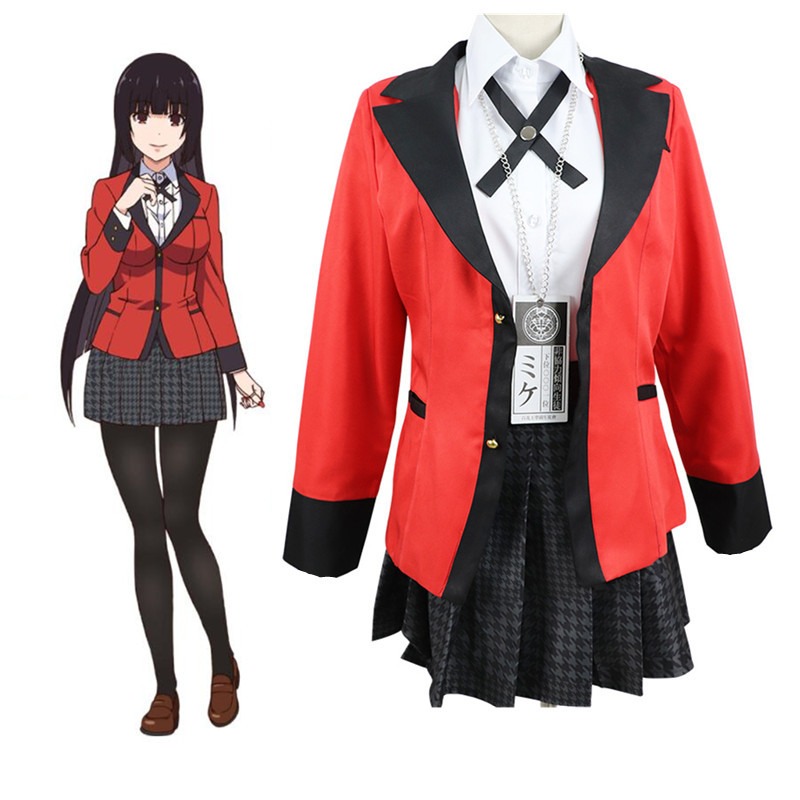 Kostium Cosplay Jabami Yumeko, – Anime Cosplay Yumeko recenzja i cena